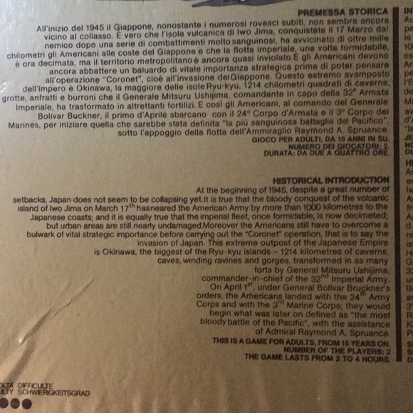 Okinawa Simulations Board game - Picture 3 of 10